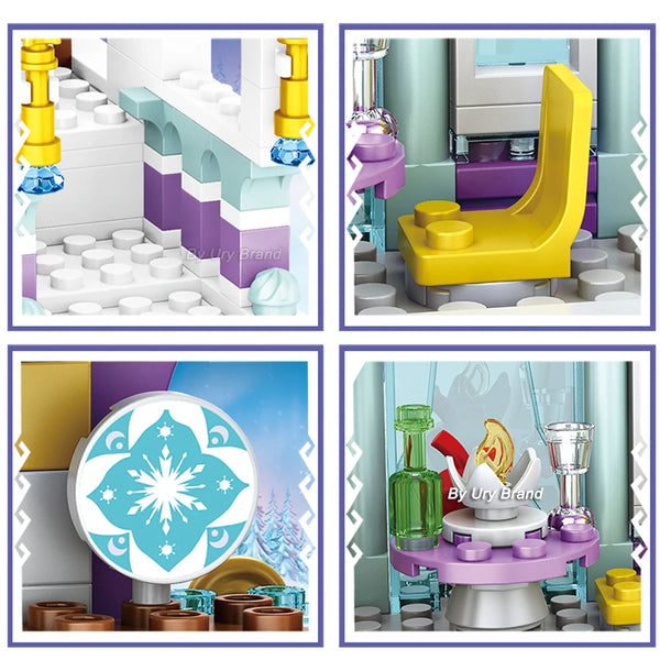 The Winter Wonderland Princess Castle Building Blocks Set