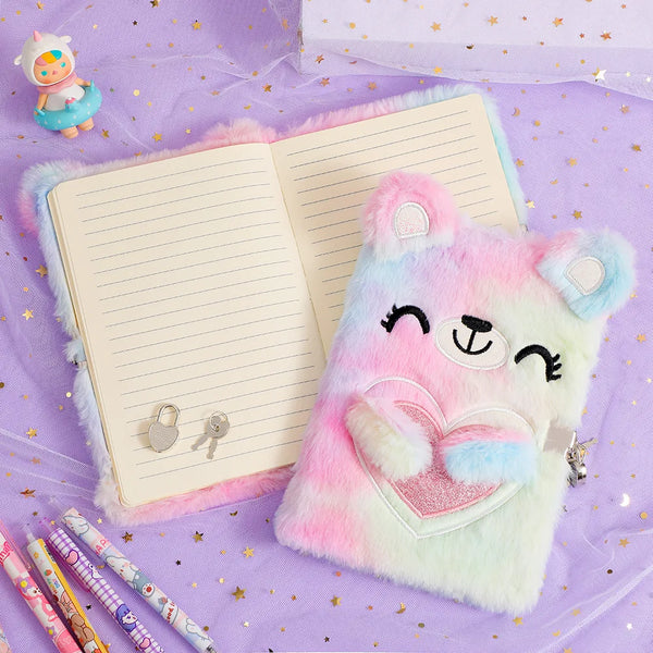 Cute Bear Journal with Lock😻