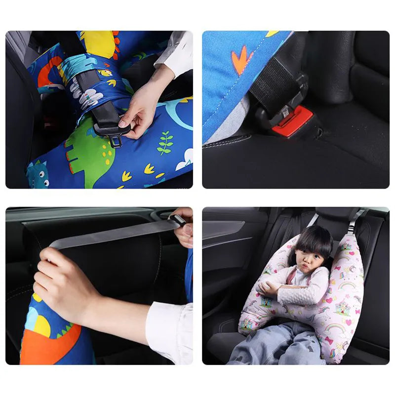 Little Play Mates™ - H-Shape Kids Car Traveling Pillow