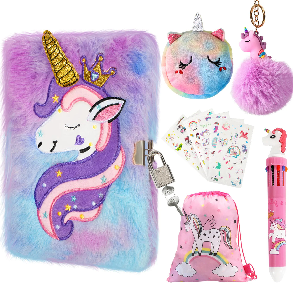 Unicorn Dream Journal With Lock And Key 🥰